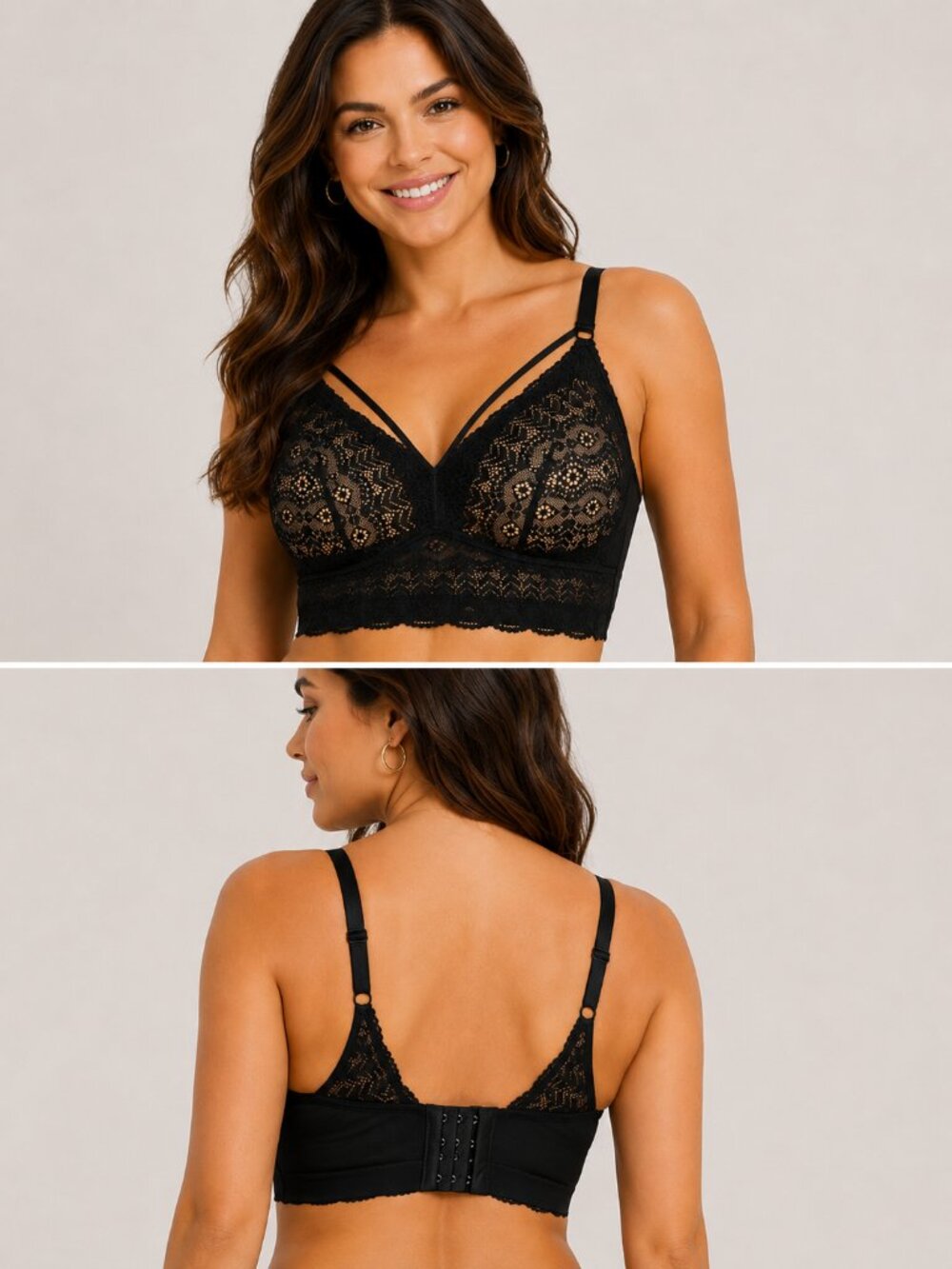 🖤 Parfait Lace Longline Bra – Black – Size 40C 🖤